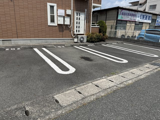 カイルアの駐車場