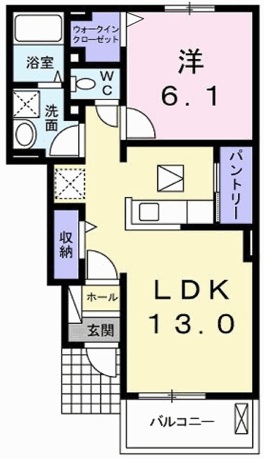 ラボールⅡの間取り