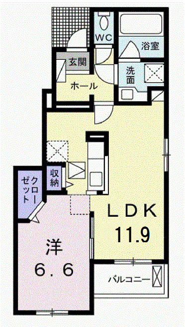 エヴィメリアⅠの間取り