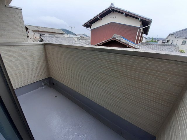 アンソレイユⅢのバルコニー