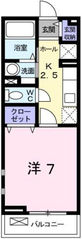 メゾンエイトの間取り