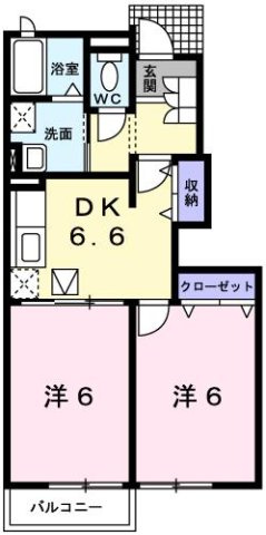 トゥルーブルー赤穂の間取り