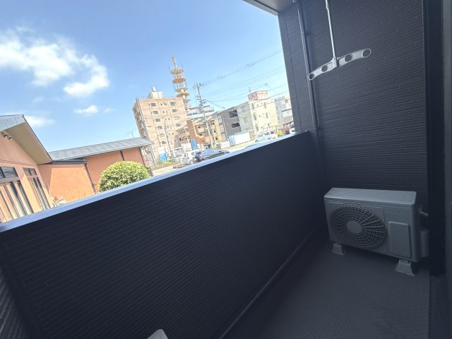 フレーシュＭのバルコニー