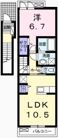 メゾンフルールの間取り