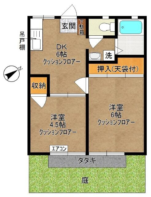 石井ハイツの間取り