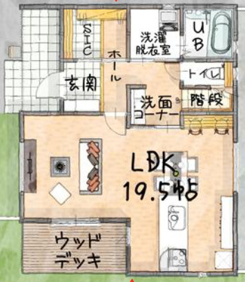 【仲介手数料無料】所沢市小手指南１４期１号棟　所沢市の不動産なら西武ハウジングの間取り