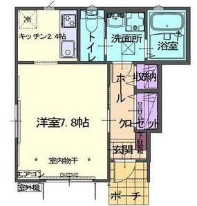 Casa　BlommaⅡの間取り