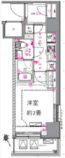 アゼスト関内の間取り