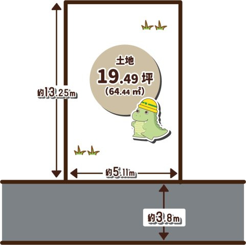 西九条開ケ町　建築条件無土地