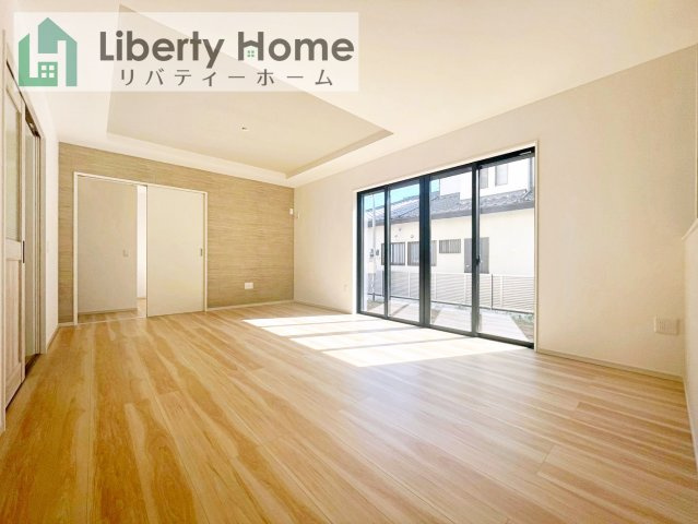 ひたちなか市東大島2期　新築戸建の居間・リビング