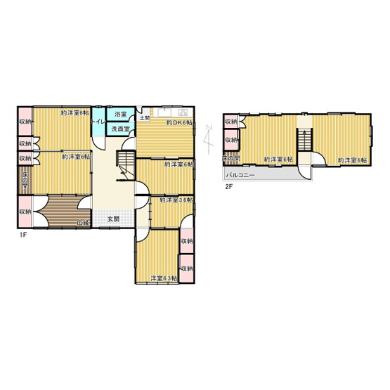 【間取り】 | 網干区宮内中古戸建