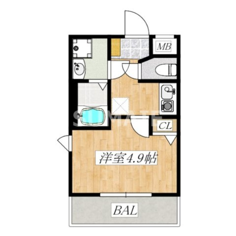 ブロッサムテラス滝野川の間取り|2面採光の角部屋です☆