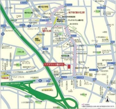 【地図】 | アデグランツ藤が丘