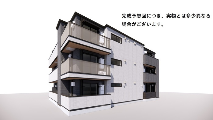 【外観パース】D'Bless鶴見市場 
