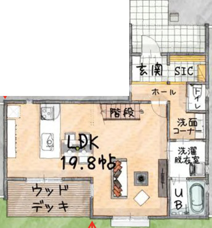 【仲介手数料無料】所沢市小手指南１４期２号棟　所沢市の不動産なら西武ハウジングの間取り
