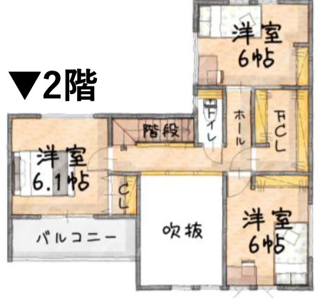 【仲介手数料無料】所沢市小手指南１４期２号棟　所沢市の不動産なら西武ハウジングの間取り