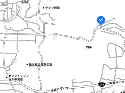 【地図】 | 佐久市内山贈与土地