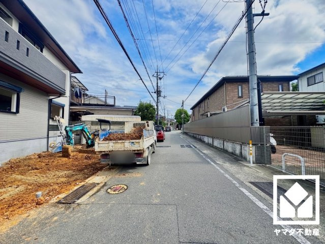 宇治市神明石塚の前面道路含む現地写真|7月7日　現地写真更新