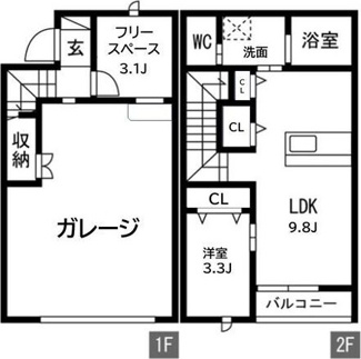 【間取り】 | Ceres HIKIYAMA BASE