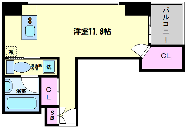クリスタルブライト本町東の間取り|クリスタルブライト本町東　間取り