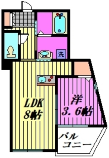 マークデュオ豊岡1の間取り