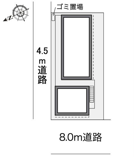 レオパレス千代田パレスの区画図