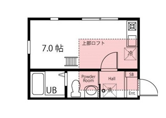 【間取り】 | ハーミットクラブハウス綱島  | 間取りです。
