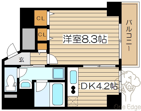willDo南森町の間取り