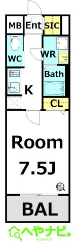 【間取り】 | S-RESIDENCE堀田駅前futur(フチュール)