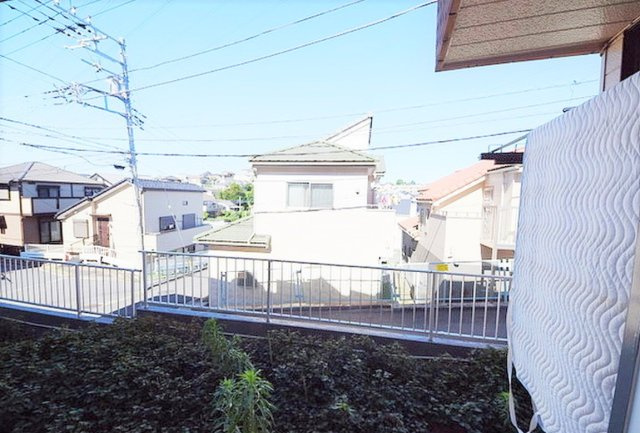 横浜市旭区東希望が丘のアパートの展望