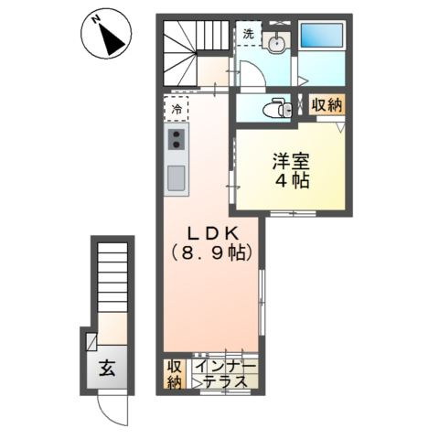 Ｐｅｔｉｔ　Ｃｈｏｕ(プティ シュウ)の間取り