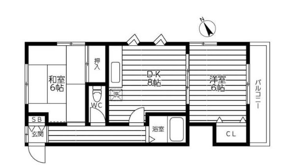 ウェルビル白糸台の間取り