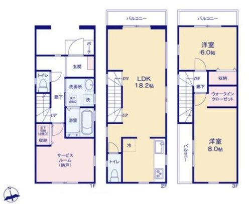 【間取り】 | ☆大阪府東大阪市菱屋西１丁目　新築一戸建て