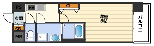 レオンコンフォート梅田北の間取り
