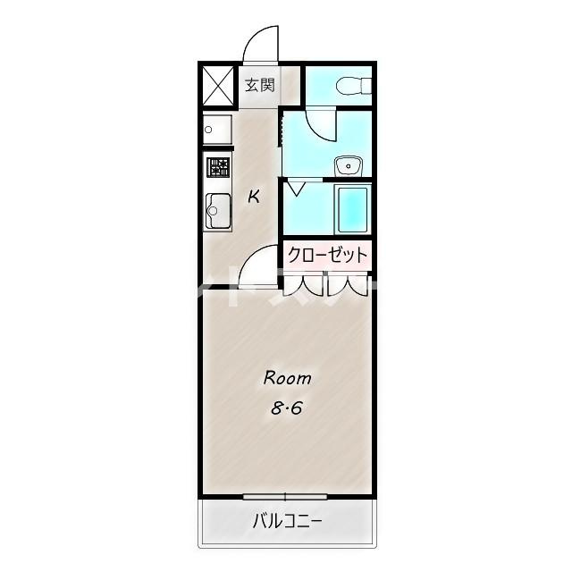コーラルの間取り|高崎、前橋のお部屋探しはエンドスケープまで！お客様の理想お聞かせ下さい♪