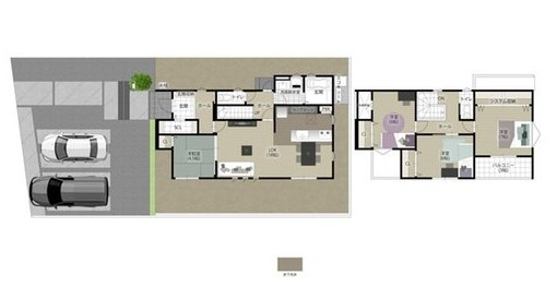 タマタウン八幡IC北の間取り|3号地