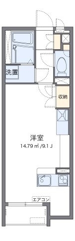 【間取り】 | ミランダアンネイハイム | 代表的な間取のため実際の間取とは異なる場合があります