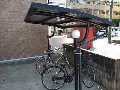 【その他】 | レオパレスパンシー | 駐輪場　原付＆自転車のみ駐輪可能