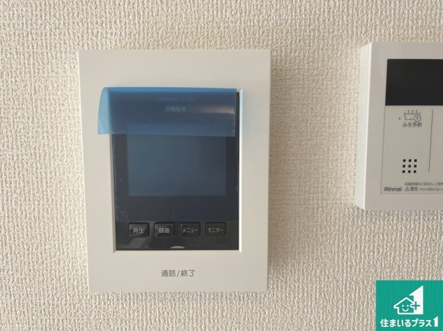 ★29(土)30(日)現地見学可能！★宇治市神明石塚　新築一戸建ての防犯設備|カラーモニターインターホン！声だけでなく来訪者の姿や顔がモニターで確認できるので、小さなお子様がいらっしゃるご家庭でも安心できます！