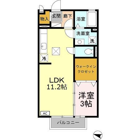 マーメゾン和田Ⅱの間取り