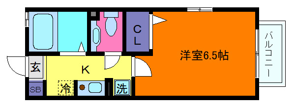 アンソレイエの間取り