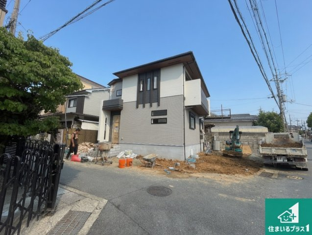 宇治市神明石塚　新築一戸建ての外観|現在建築中！落ち着いた街並みで新生活を始めることが出来そう！周辺の物件も併せてご紹介させて頂きます！