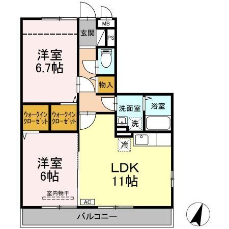 ロイヤルアベニューの間取り