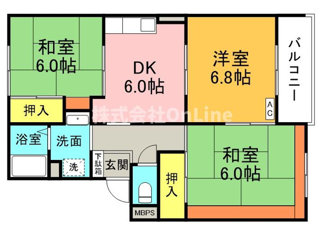 【間取り】 | フラワーヒルまつもと
