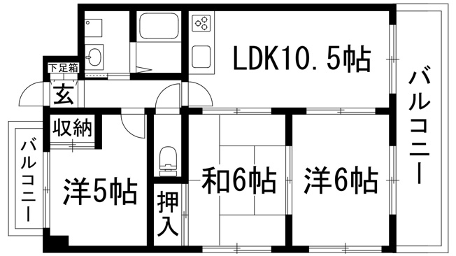 【間取り】 | ウィステリア宝塚