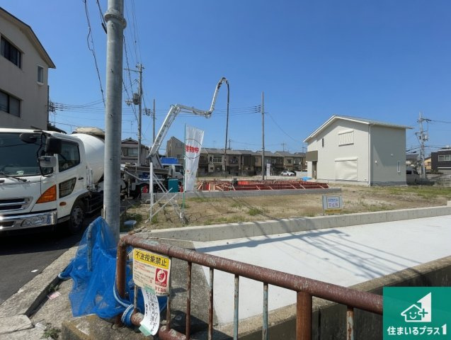 ★京都市西京区上桂前田町　第1期　新築一戸建ての外観|周辺は落ち着いた街並みの住宅地！子育てがしやすい住環境です！まだ未完成ですが、現地でしかわからない事もございます。是非一度ご覧ください。