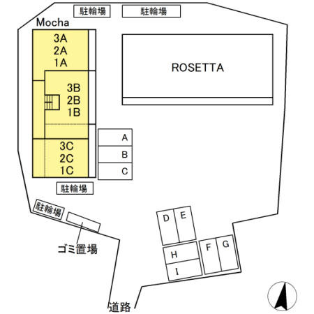 Ｍｏｃｈａの区画図