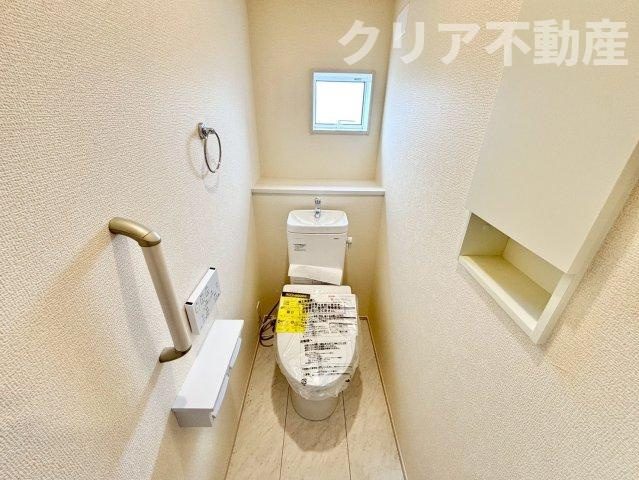【トイレ】 | 前橋市駒形町新築ラスト1棟！全室南向き4LDK