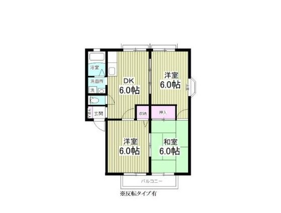 ジュネス松戸の間取り