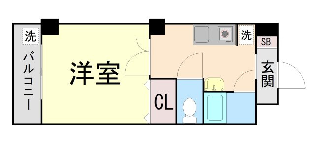 サンシャイン住吉の間取り